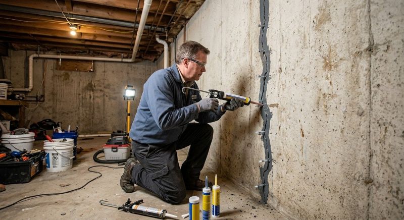 Basement Crack Repair in Kyle, TX