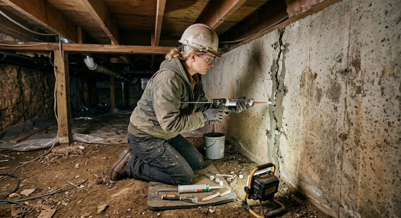 Basement Foundation Repair in Wimberley, TX