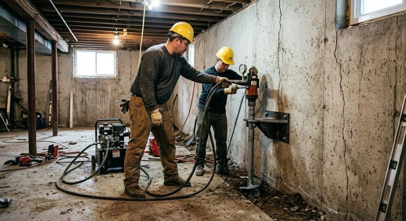Basement Stabilization in Kyle, TX