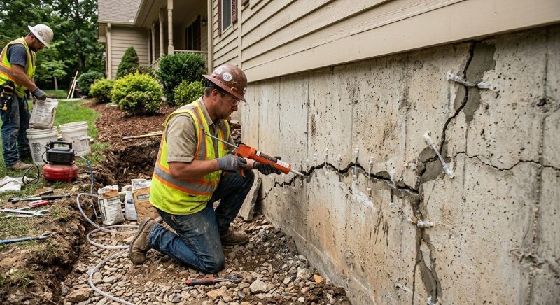 Cracked Foundation Repair in Buda, TX