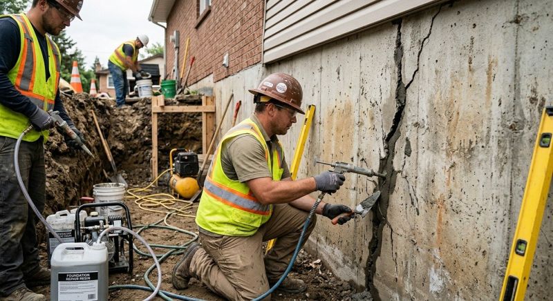 Cracked Foundation Repair in Manchaca, TX