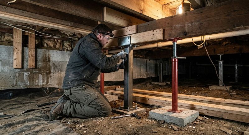Crawlspace Structural Repair in Kyle, TX
