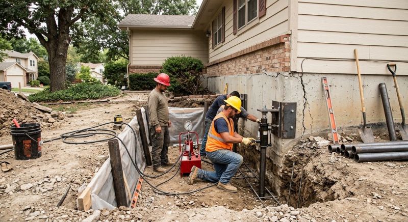 Deep Foundation Repair in Kyle, TX