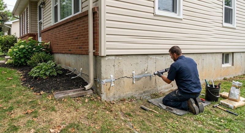 Foundation Crack Sealing in Kyle, TX