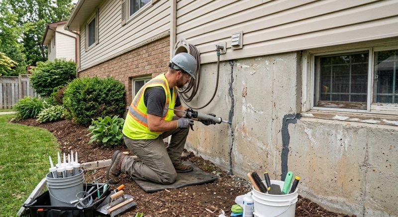 Foundation Crack Sealing in Kyle, TX