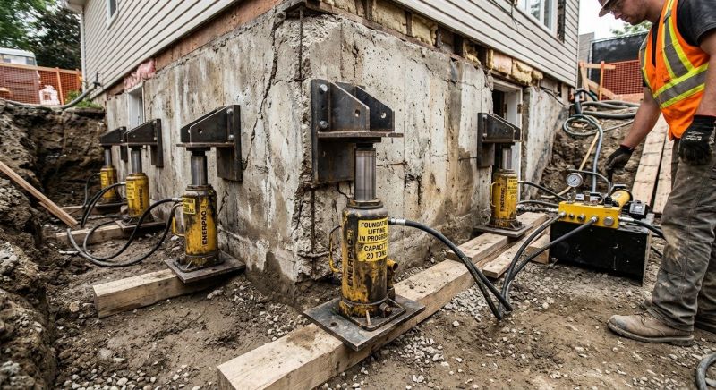Foundation Jacking in Del Valle, TX