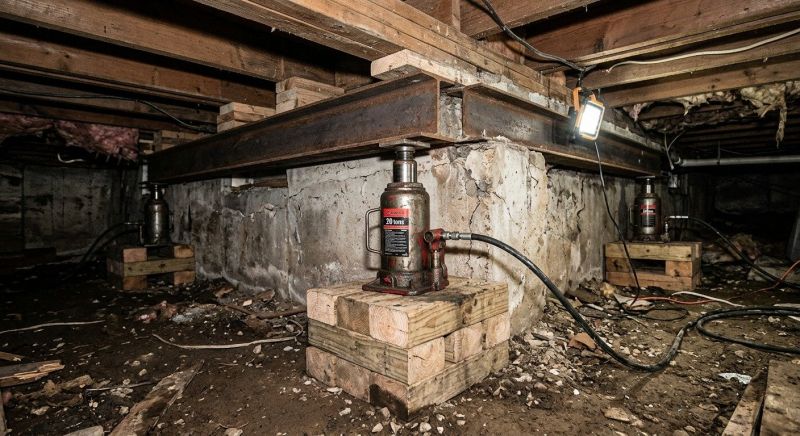 Foundation Jacking in San Marcos, TX