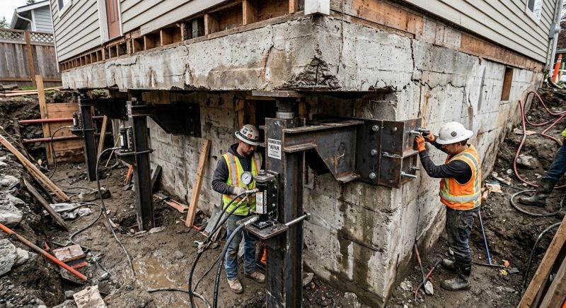 Foundation Lifting in Lockhart, TX