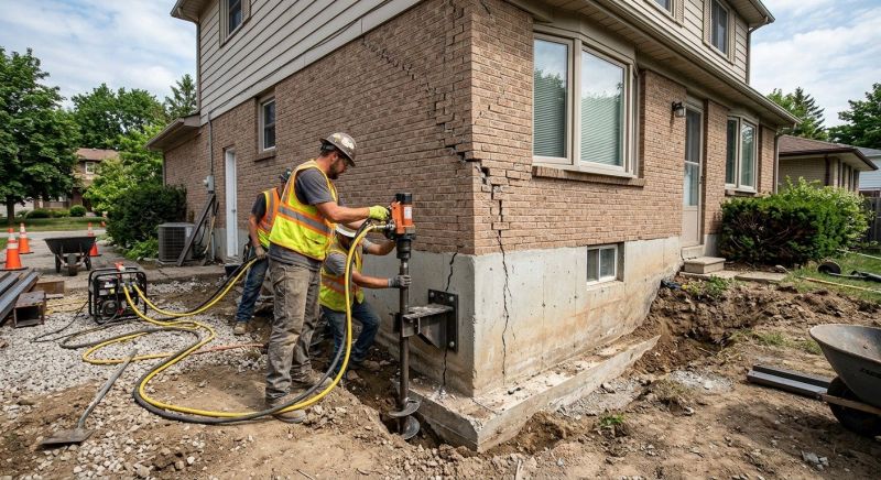 Foundation Lifting in San Marcos, TX