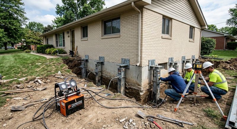 Foundation Pier Leveling in Kyle, TX