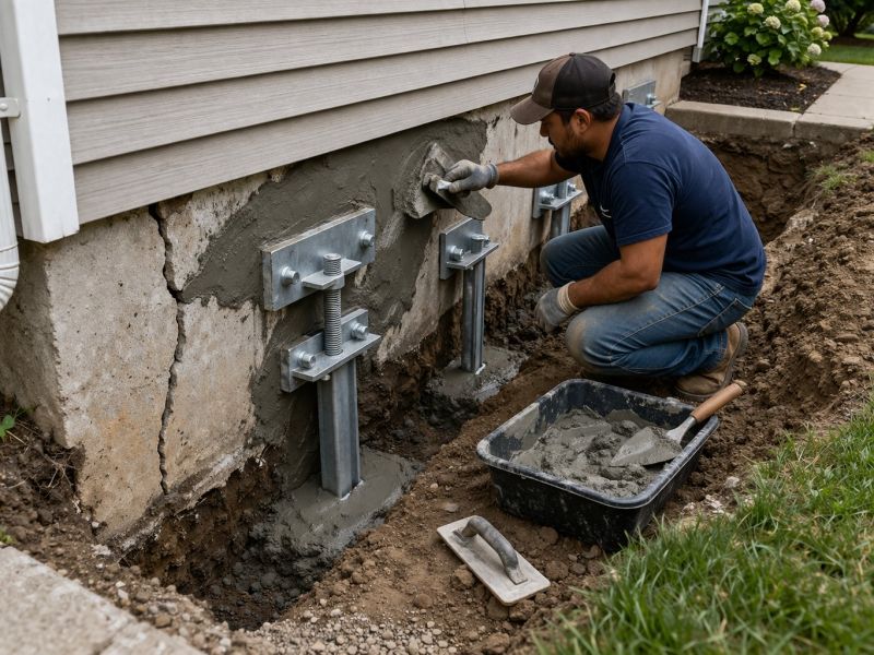 Foundation Pier Repair in Kyle, TX
