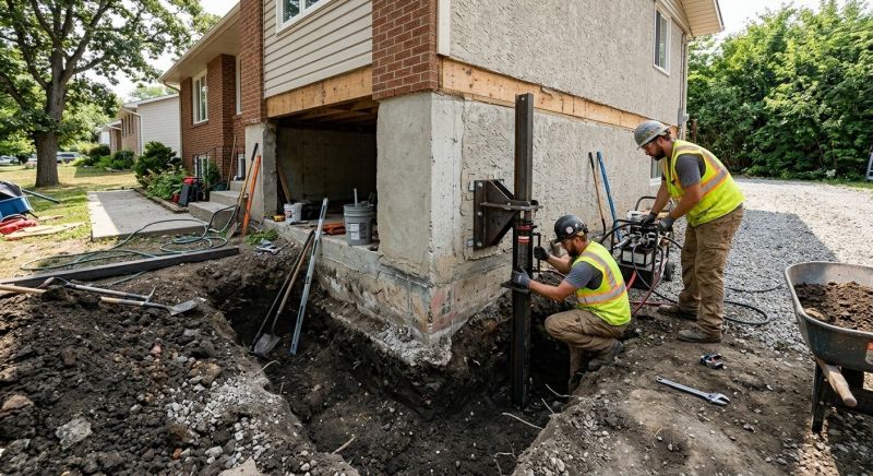 Foundation Pier Repair in Kyle, TX