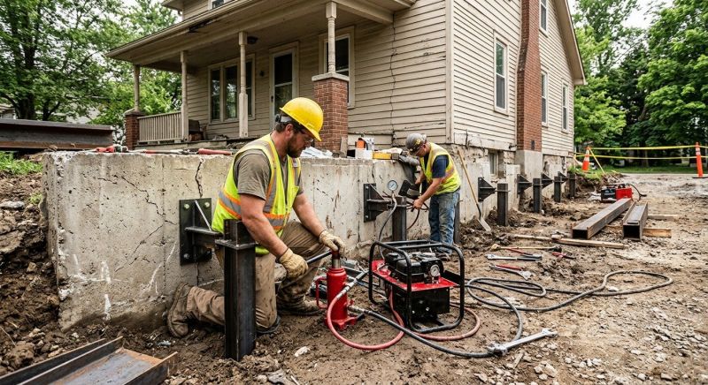 Foundation Stabilizing in Cedar Creek, TX