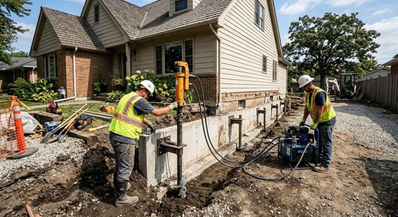 Foundation Stabilizing in Kyle, TX