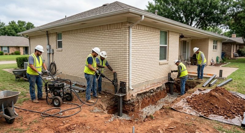 Foundation Stabilizing in Kyle, TX