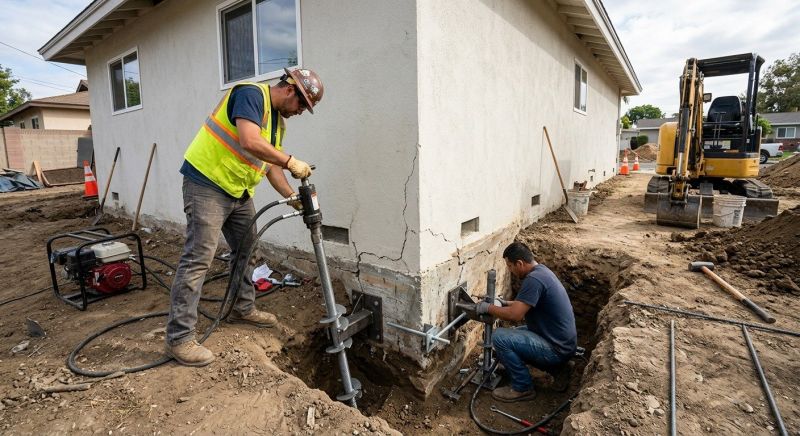 Foundation Stabilizing in San Marcos, TX