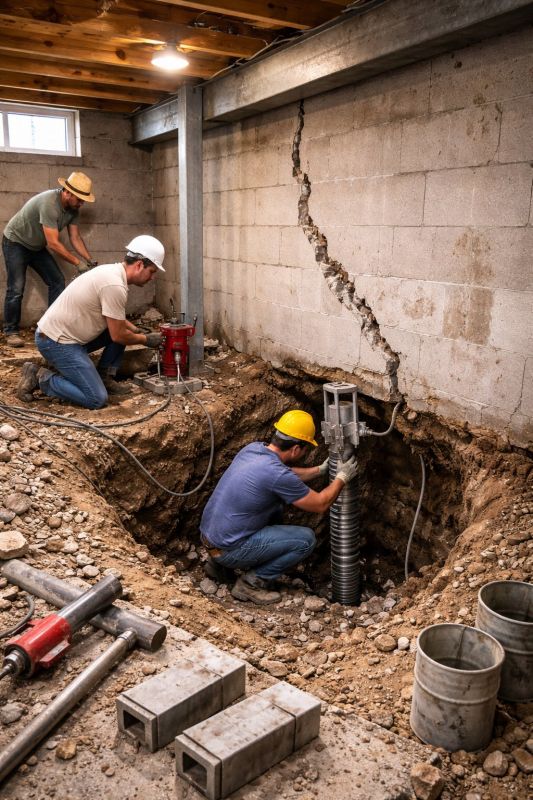 Foundation Structural Repair in Luling, TX