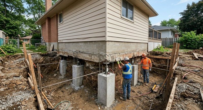 Foundation Underpinning in Kyle, TX