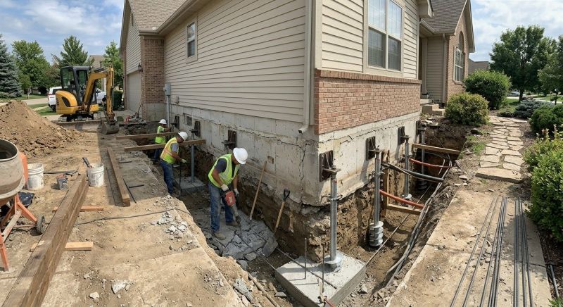 Foundation Underpinning in Kyle, TX