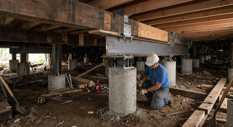 Foundation Underpinning in Kyle, TX