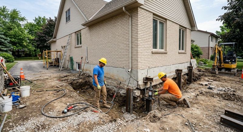 Helical Piers Installation in Kyle, TX