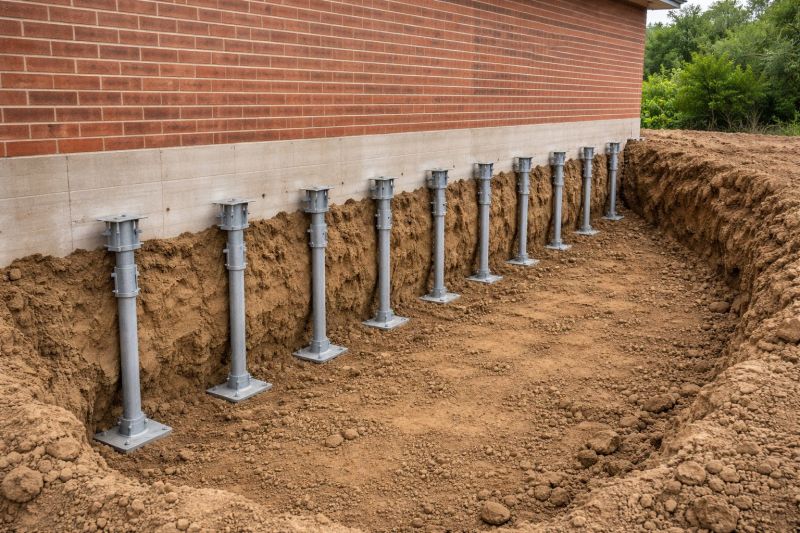 Helical Pile Installation in Kyle, TX