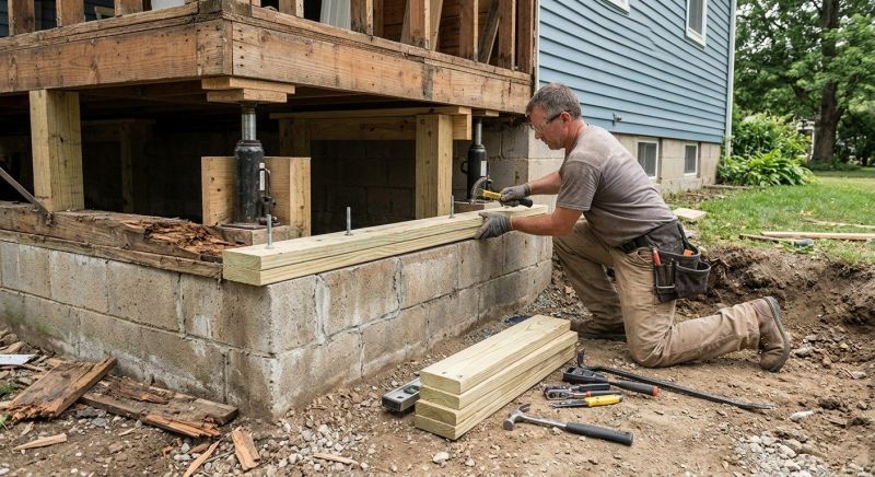 House Foundation Repair in Kyle, TX