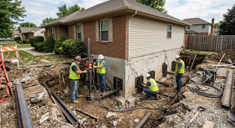House Foundation Repair in San Marcos, TX