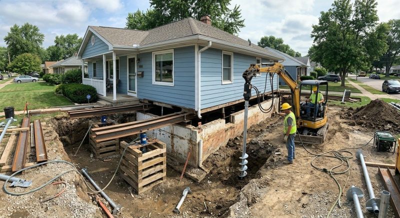 House Underpinning in Kyle, TX