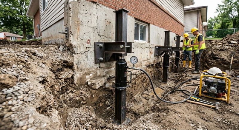 Sinking Foundation Lifting in Kyle, TX
