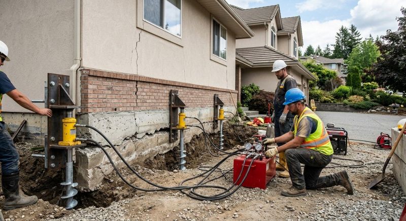 Sinking Foundation Repair in Cedar Creek, TX