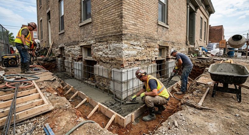 Underpinning Repair in Kyle, TX