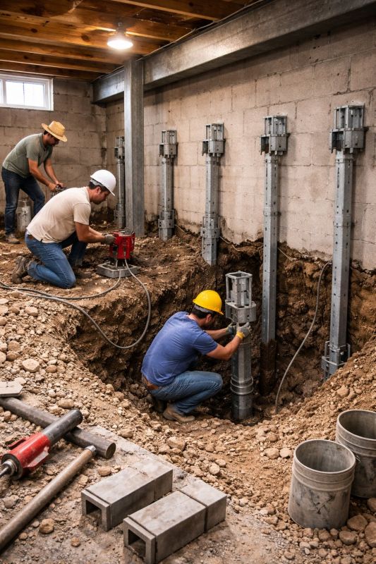 Underpinning Repair in Kyle, TX